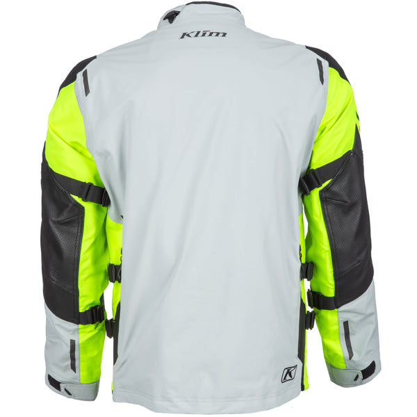 Professional studio photo of Klim Latitude Jacket; showing outer material, seams, and closures; SKU 5146-005-120-000; Sizes: S-4XL