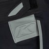 Professional studio photo of Klim Latitude Pants; showing panel layout, seams, and overall cut; SKU 5147-005-030-000