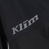 Studio photo on a white background of Klim Latitude Pants; showing panel layout, seams, and overall cut; SKU 5147-005-030-000