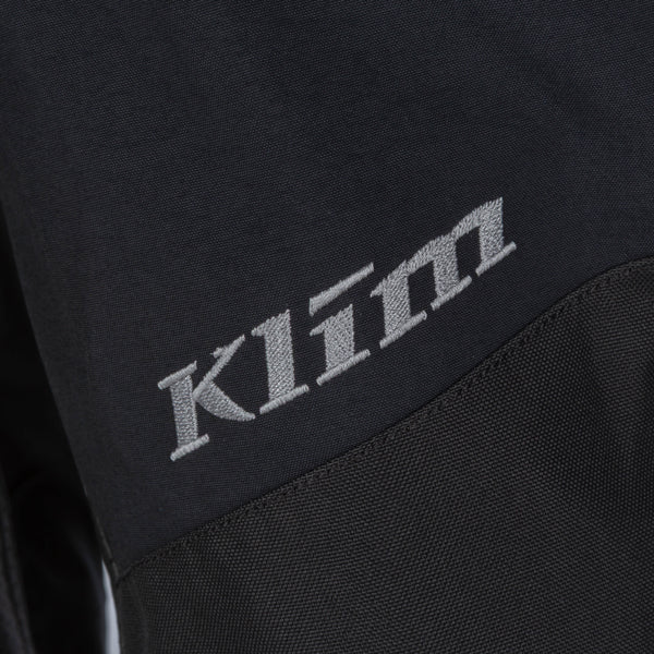 Studio photo on a white background of Klim Latitude Pants; showing panel layout, seams, and overall cut; SKU 5147-005-030-000