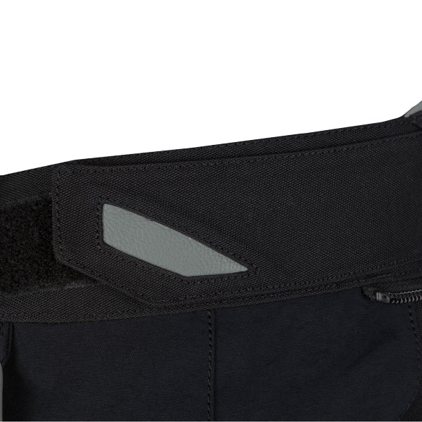 Clean studio shot of Klim Latitude Pants; showing panel layout, seams, and overall cut; SKU 5147-005-030-000