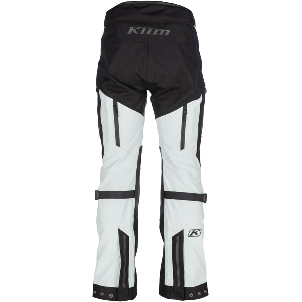 Professional studio photo of Klim Latitude Pants; showing panel layout, seams, and overall cut; SKU 5147-005-030-000
