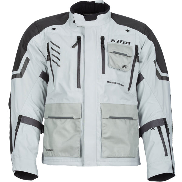 Crisp studio image on a white background of Klim Carlsbad Jacket; showing outer material, seams, and closures; SKU 6029-003-120-001; Sizes: S-3XL