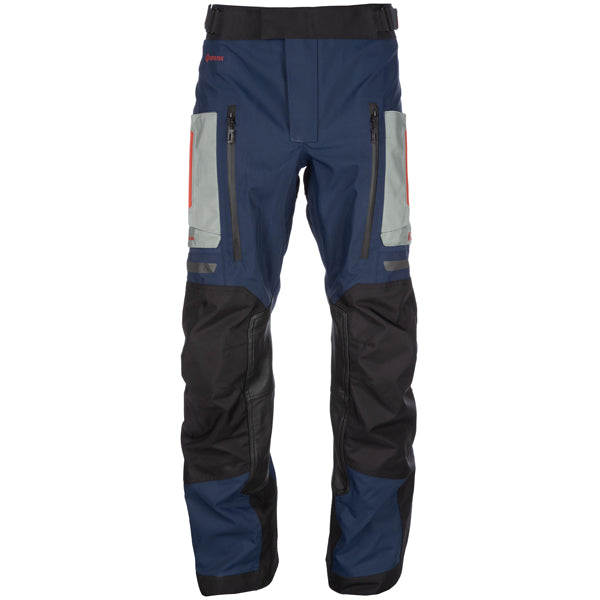 Studio photo on a white background of Klim Carlsbad Pants; showing panel layout, seams, and overall cut; SKU 6030-003-030-001