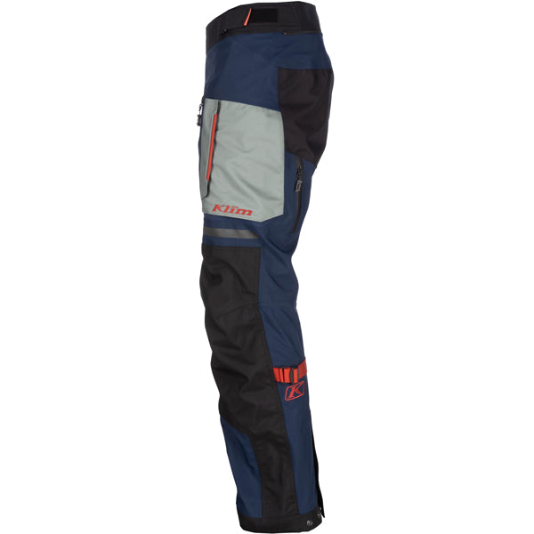 Clean studio shot of Klim Carlsbad Pants; showing panel layout, seams, and overall cut; SKU 6030-003-030-001