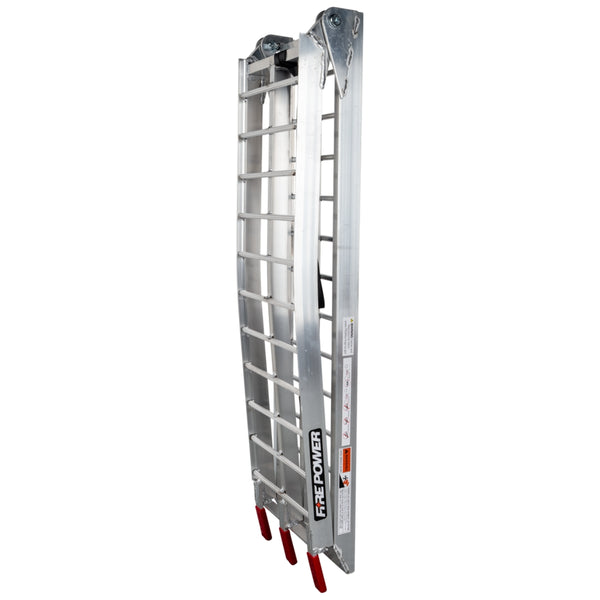 Fire Power - Curved Aluminum Ramp 88" X 11.25" Folding