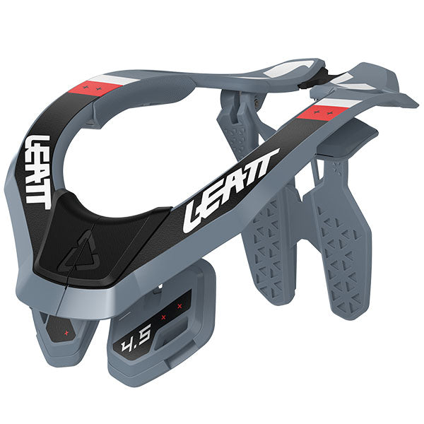 Product photo showing Leatt, 4.5 Neck Brace in Titanium, Sizes: 2-2, SKU: 1023050250