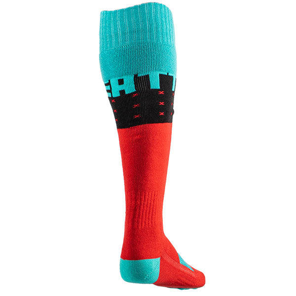 Studio product image of Leatt, Moto Socks in Fuel, Colors: Fuel, Royal, Zebra, Sizes: L/XL, S/M, SKU: 5023047050