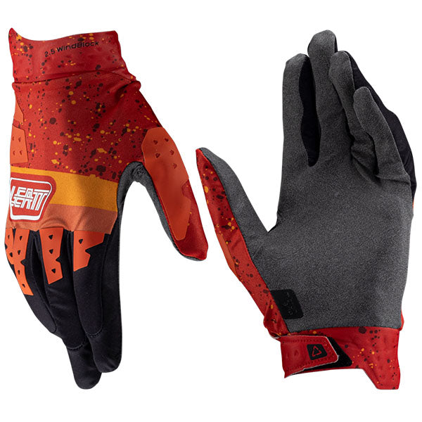 Studio product image of Leatt, Moto 2.5 Windblock Glove in Burn, Sizes: 2-2
