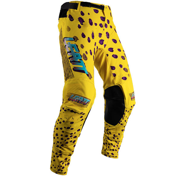 Product photo showing Leatt, Moto 5.5 I.K.S Pant in Cheetah, Colors: Cheetah, Flame, Matcha, Stealth, Sunburn, Sizes: 28-40, SKU: 5025300381