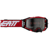Product photo showing Leatt, Velocity 6.5 Goggle, Colors: Flame, Clear 83%, Graphene Grey, Light Grey 58%, Red, Clear 83%, Royal, Light Grey 58%, SunDown, Light Grey 58%