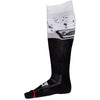 Product photo showing Leatt, Moto Socks in Flame, Colors: Flame, Forge, Ice, Stealth, Sizes: LG/XL, SM/MD