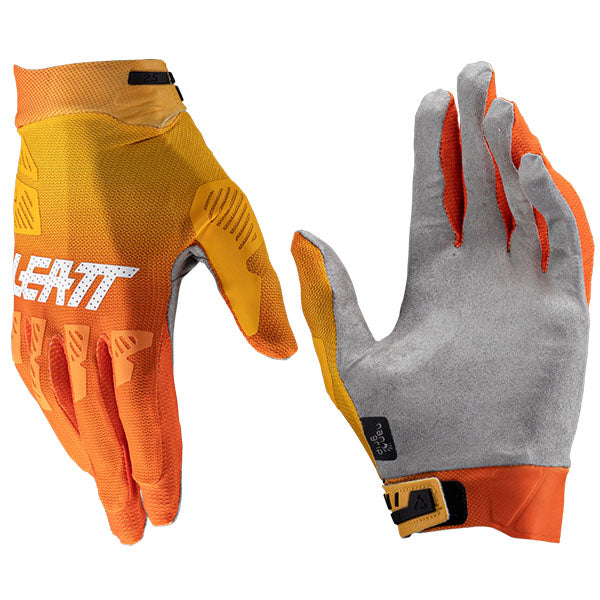 Detailed product image of Leatt, Moto 2.5 X-Flow Glove in Flame, Colors: Flame, Matcha, PitBoard Royal, PitBoard Ruby, SunBurn, Sizes: 2-2, SKU: 6025350323