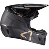 Product photo showing Leatt, Moto 9.5 Carbon V25 Helmet Kit, Colors: Carbon, Carbon/White, Sizes: 2-2, SKU: 1025100124