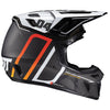 Product image of Leatt, Moto 9.5 Carbon V25 Helmet Kit in Carbon/White, Colors: Carbon, Carbon/White, Sizes: 2-2, SKU: 1025100124