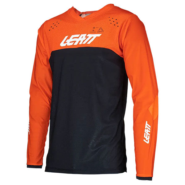Image showing Leatt, Moto 4.5 Enduro Jersey in SM, Colors: 2XL, 3XL, LG, MD, SM, XL, Sizes: Orange, Red, SKU: 5024080363