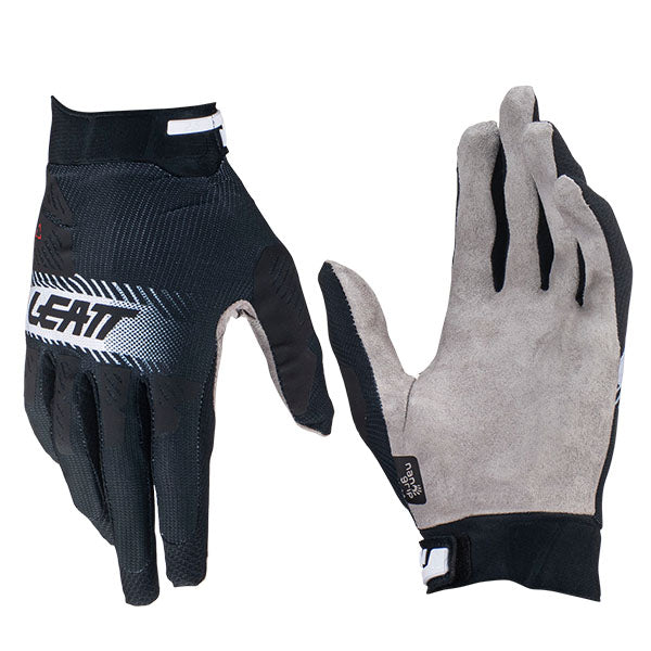 Studio product image of Leatt, Moto 2.5 X-Flow Gloves in Black, Colors: Black, White, Sizes: 2-2, SKU: 6024090213