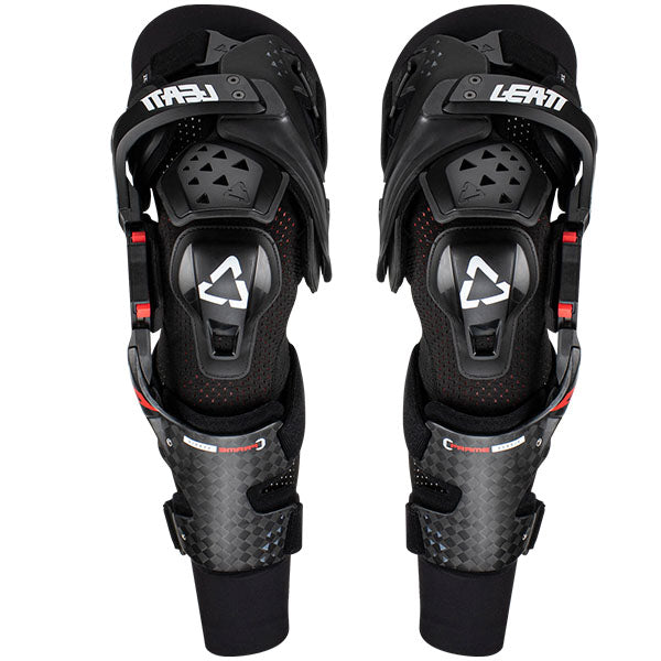 Studio product image of Leatt, C-Frame Hybrid Knee Brace (Pair) in Black, Sizes: 2-2, SKU: 5023050500