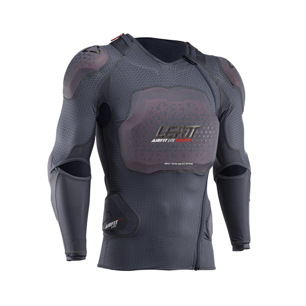 Product image of Leatt, 3DF AirFit Lite Evo Body Protector in Grey, Sizes: 2-2, SKU: 5024060603