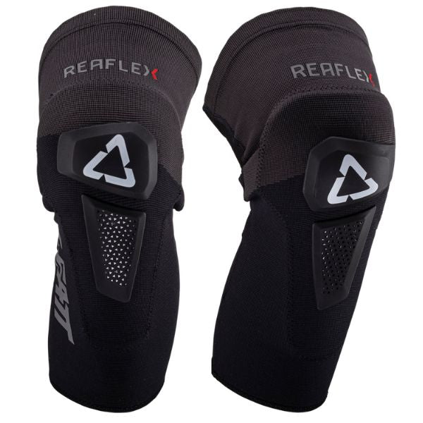 Detailed product image of Leatt, ReaFlex Hybrid Knee Guards in Black, Sizes: 2-2, SKU: 5024060900