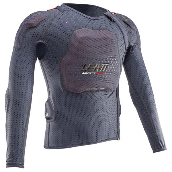 Product photo showing Leatt, 3DF AirFit Lite Evo Body Protector (Youth) in Grey, Sizes: Y-L/XL, Y-S/M, SKU: 5024061050
