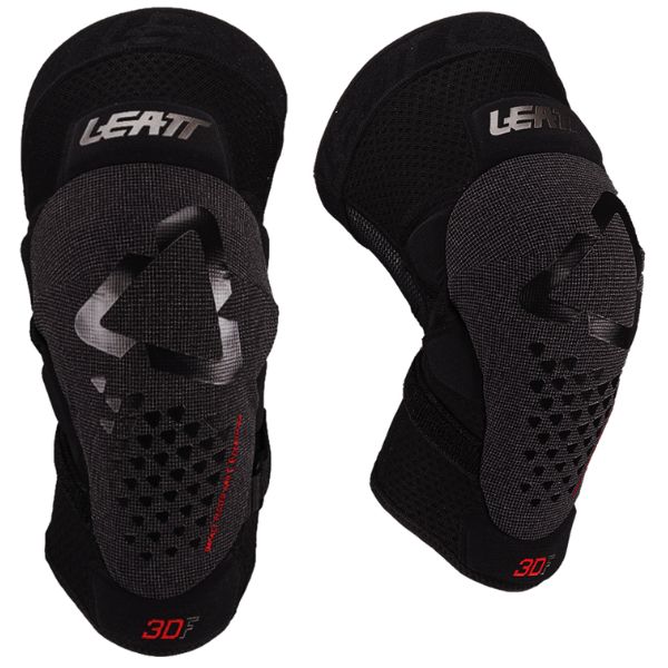 Product image of Leatt, 3DF 5.0 Evo FastFit Knee Guards in Black, Sizes: 2-2, SKU: 5025202520