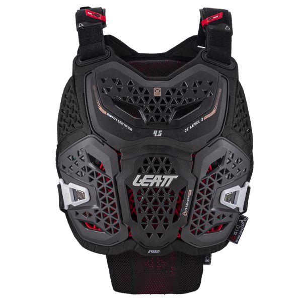 Studio product image of Leatt, 4.5 Hybrid Chest Protector (Womens) in Black, Sizes: 2-2, SKU: 5026010660