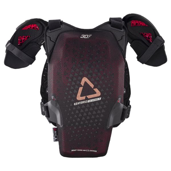 Product image of Leatt, 4.5 Hybrid Pro Chest Protector (Womens) in Black, Sizes: 2-2, SKU: 5026010710