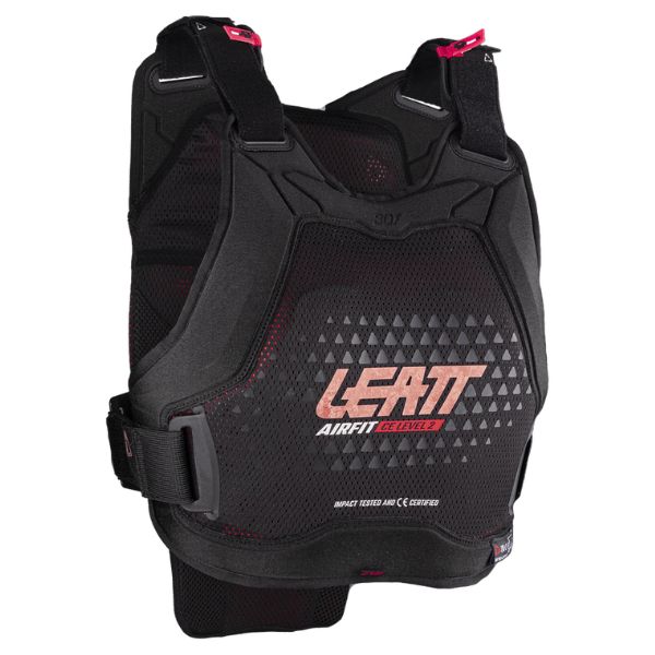 Detailed product image of Leatt, 3DF AirFit Evo Chest Protector (Womens) in Black, Sizes: 2-2, SKU: 5026010960