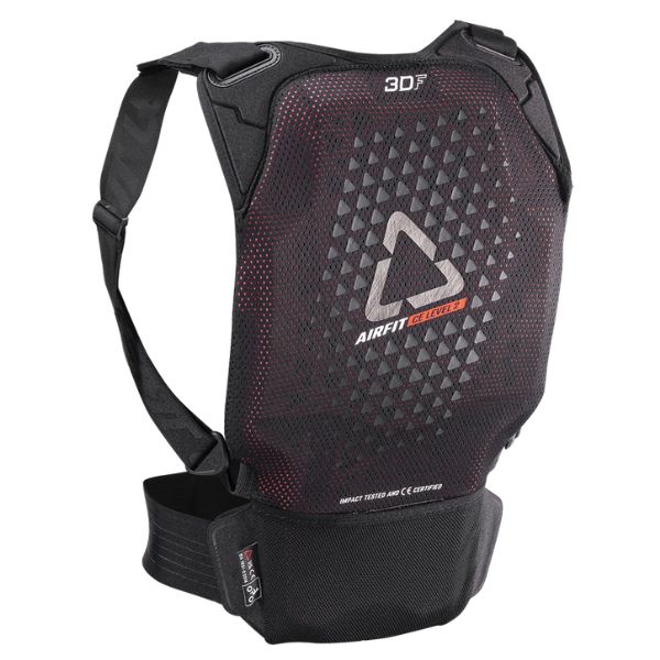 Product photo showing Leatt, 3DF AirFit Evo Back Protector in Black, Sizes: 2-2, SKU: 5026011010