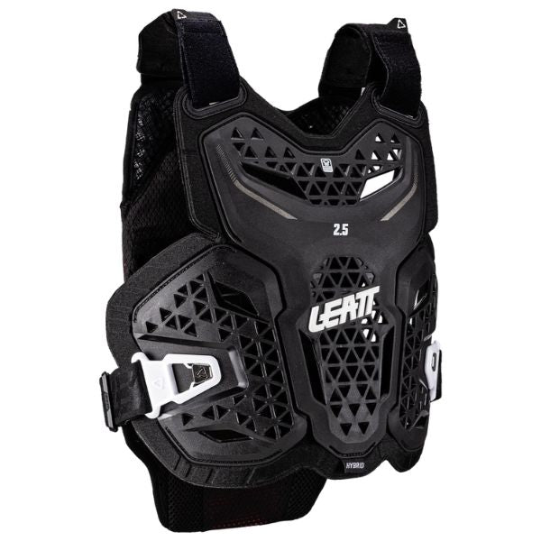 Product image of Leatt, 2.5 Hybrid Chest Protector (Youth) in Black, Sizes: Y-L/XL, Y-S/M, SKU: 5026011910