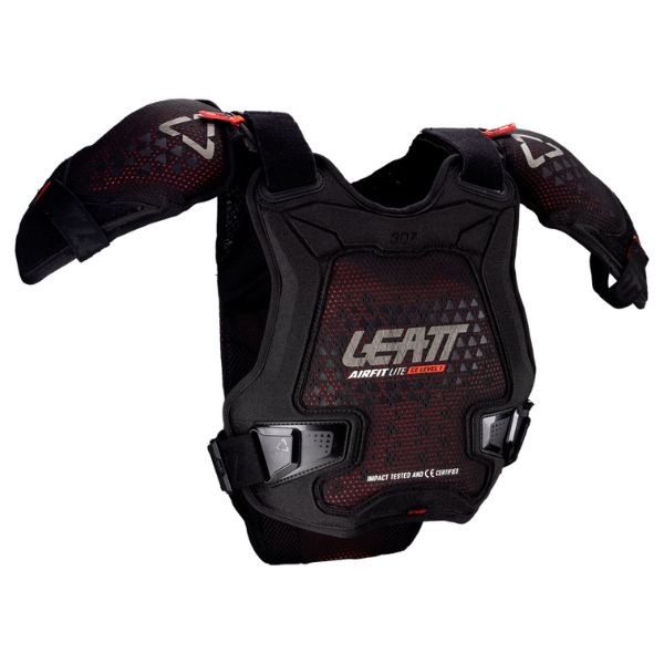 Product image of Leatt, 3DF AirFit Lite Evo Pro Chest Protector (Youth) in Black, Sizes: Y-L/XL, Y-S/M, SKU: 5026011960