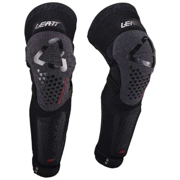 Image showing Leatt, 3DF 5.0 Evo EXT Knee Guards (Youth) in Black, Sizes: Youth, SKU: 5026012060