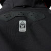 Leatt Moto 6.5 HydraDri Jacket in Grey, close-up of the lower front pocket and main zipper