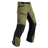 Leatt Moto 5.5 Enduro Pants in Khaki Brown, front view showing the waist, thigh, and knee panels