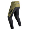 Leatt Moto 4.5 Enduro Pants in Khaki Brown, rear view showing the seat, knee, and lower-leg panels