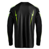 Leatt Moto 4.5 Lite Jersey in Speed Black, rear view showing the back and sleeve graphics