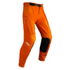 Leatt Moto 4.5 Pants in Hatchet Orange, front view showing the waist, thigh, and knee panels