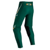 Leatt Moto 4.5 Pants in Speed Jade Green, rear view showing the seat, knee, and lower-leg panels