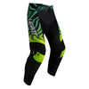 Leatt Moto 3.5 Pants in Tiger Pink, front view showing the waist, thigh, and knee panels