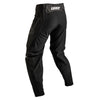 Leatt Moto 4.5 Pants Women's in Black, rear view showing the seat, knee, and lower-leg panels
