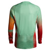 Leatt Moto 4.5 Lite Jersey Women's in Teal Green, rear view showing the back and sleeve graphics
