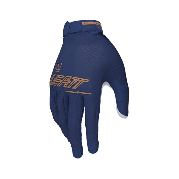 Studio product image of Leatt, V26 Moto 2.5 X-Flow Gloves (Womens) in Deep Blue, Colors: Coral Pink, Deep Blue, Sizes: LG, MD, SM