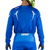Leatt V26 Moto 3.5 jersey, Blue, SKU 5026020500 — back view; moisture-wicking mesh and low-profile collar, neck-brace compatible. | SKU: 5026020561 | Available at BTO Sports