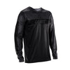 Leatt V26 Moto 3.5 motocross jersey, Stealth Black/Grey, SKU 5026020600 — front product view; durable, ventilated mesh. | SKU: 5026020580 | Available at BTO Sports