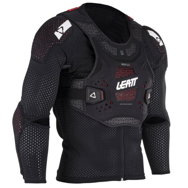 Detailed product image of Leatt, ReaFlex Body Protector in Black, Sizes: 2-2, SKU: 5024060380