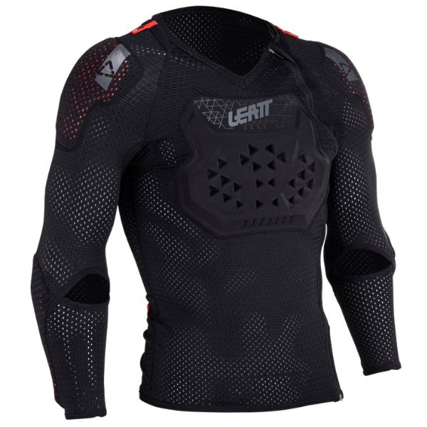 Detailed product image of Leatt, ReaFlex Stealth Body Protector in Black, Sizes: 2-2, SKU: 5024060460