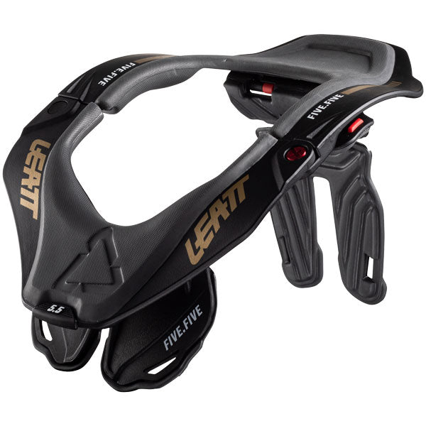 Product image of Leatt, 5.5 Neck Brace in Stealth, Colors: Stealth, White, Sizes: 2-2, SKU: 1022111760