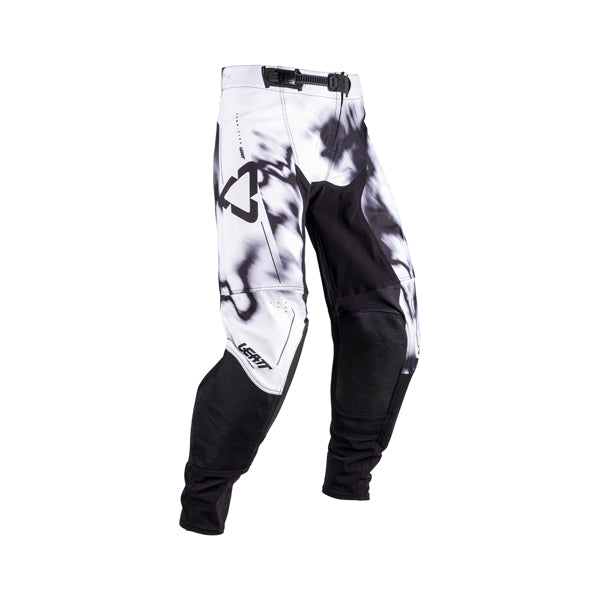 Detailed product image of Leatt, V26 Moto 4.5 Pants in White, Colors: Black, Orange, Pixel Blue, Purple, Red, Stealth Black/Grey, White, Sizes: 28-44, SKU: 5026000541