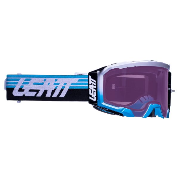 Studio product image of Leatt, Velocity 5.5 Iriz Goggle (Sale) in Aqua, Purple 78%, Colors: Aqua, Purple 78%, Brushed, Silver 50%, SKU: 8022010310